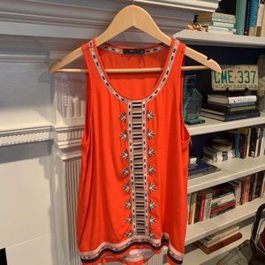 Bright, Hand-Embroidered THML Boutique Tank